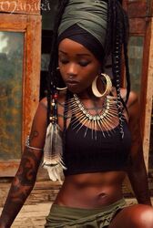 fantastic dark-hued african nymphs. Photo #6